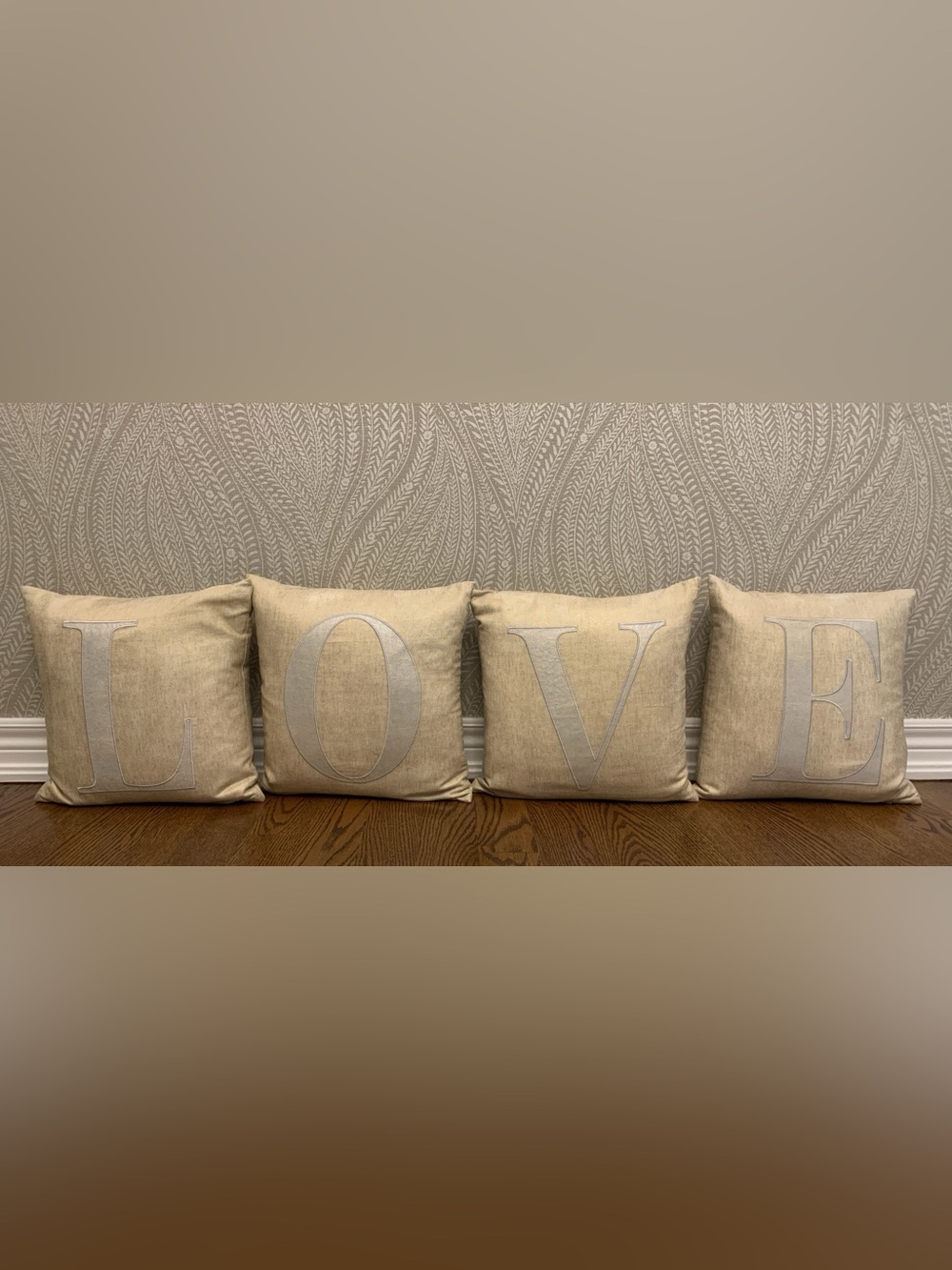 LOVE Decorative Throw Pillow Set